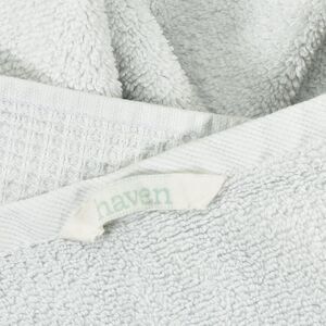 Haven Waffle Organic Cotton Bath Towel Solid White Soft Absorbent Spa Towel